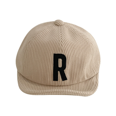 春秋韩版韩国字母鸭舌帽