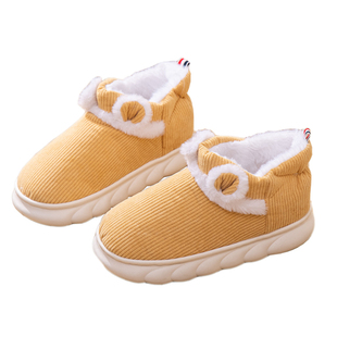 高帮月子鞋冬季产后包跟厚底加绒孕妇鞋11月份12秋冬保暖产妇拖鞋