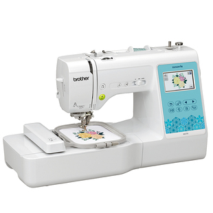 兄弟m370家用缝纫机电脑绣花机全自动缝纫绣花一体机绣字机刺绣机