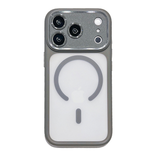 白色磁吸可拆卸镜头适用苹果17promax手机壳新款iphone17promax套苹果17pro全包iphone17pro防摔17promax硅胶