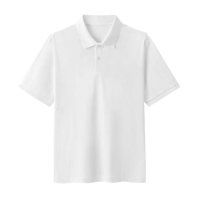 【水光魔术POLO衫】白小T三防翻领短袖男士50S纯棉新款上衣T恤衫