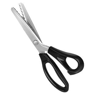 花边剪刀家用锯齿裁缝手工剪刀DIY大波浪花纹狗牙三角锁边专用剪纸不锈钢美工剪布料改衣服裤脚多用途厨房剪