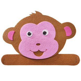 动物头饰帽子兔子狮子绵羊头套面具幼儿园表演道具公开课教具咕咚