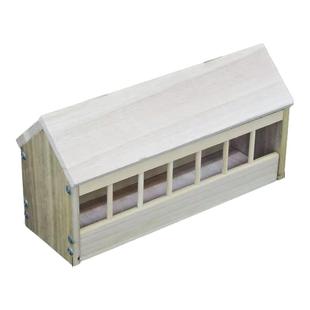 信鸽用具鸽槽喂鸡塑料食槽鸽子喂食器料槽鸟类防撒食槽料盒鸽具