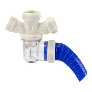 家用墙排接头下水器防溢水防臭斜口下水管面盆洗衣机菜盆三通配件