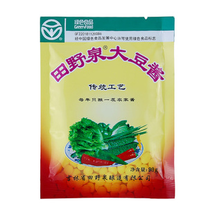 田野泉大豆酱90克整箱东北大酱正宗吉林纯手工农家特产臭酱黄豆酱