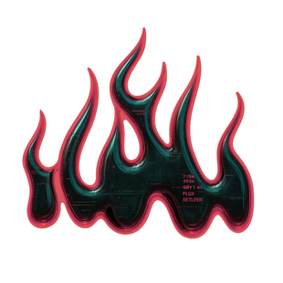 RETLPER镂空车贴 原创 升腾火焰黑铁 新中式传统汽摩防水平面贴纸