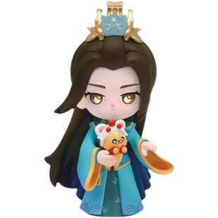 正版月白少年歌行系列周边盲盒手办可爱卡通古风人物公仔礼物