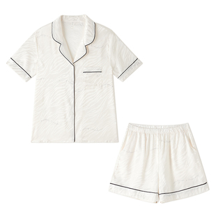 冰丝短袖睡衣女丝绸短裤女士夏天家居服女款夏季2026新款薄款春夏