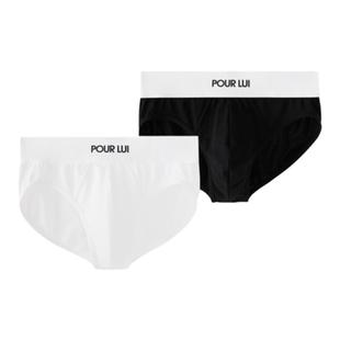 璞履 男士匹马棉黑标中低腰三角内裤 性感运动透气POURLUI UDW110
