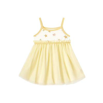 Milkbarn女童吊带网纱裙连衣裙