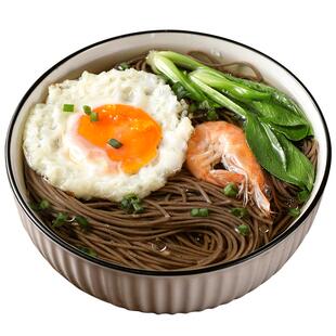 荞麦龙须面0脂肪挂面无糖精粗粮主食健身代餐纯芥荞麦面条方便面