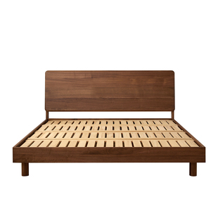 黑胡桃木置物架实木零食小推车鞋架书架边几可移动推车茶几置物架