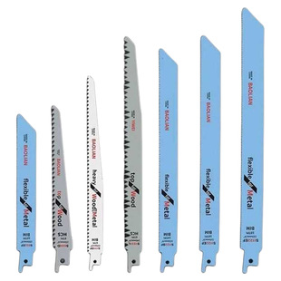 往复锯条马刀锯金属木工塑料粗齿细齿曲线锯片切割加长电锯条骨头