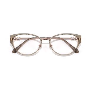 新款猫眼冷茶色眼镜框近视防蓝光素颜镜妙龄女款气质近视眼睛镜框