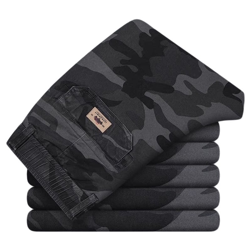 JEEPSPIRIT迷彩工装裤男