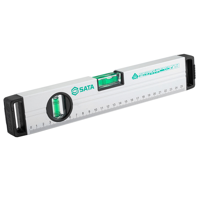 世达水平尺高精度靠尺小型水平仪尺测量尺带磁垂直检测尺平衡尺