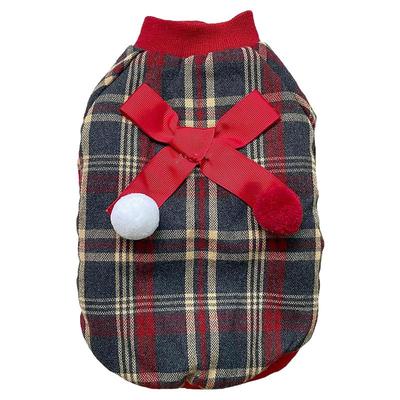 新年氛围~大狗狗冬季衣服拉布拉多萨摩耶牛头梗冬装棉服加绒加厚