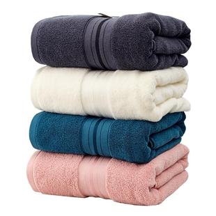 纯棉大浴巾90x180超大号家用全棉吸水不易掉毛男女加厚大毛巾洗澡