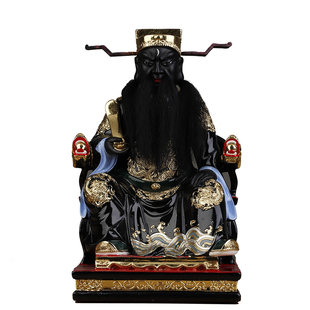 包公包拯包青天神像家居佛像黑脸包公包拯大人佛像家居摆件