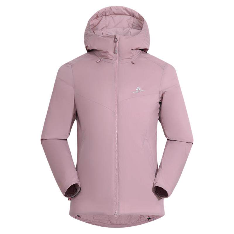 拓路者棉服女款秋冬连帽轻薄棉衣