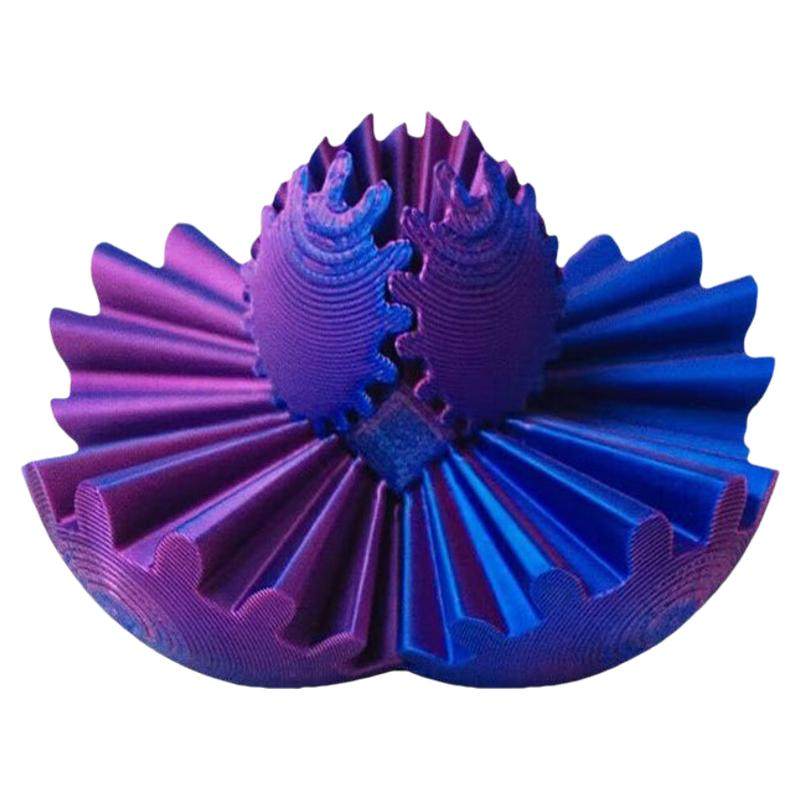 3D打印魔方球旋转齿轮球解压玩具