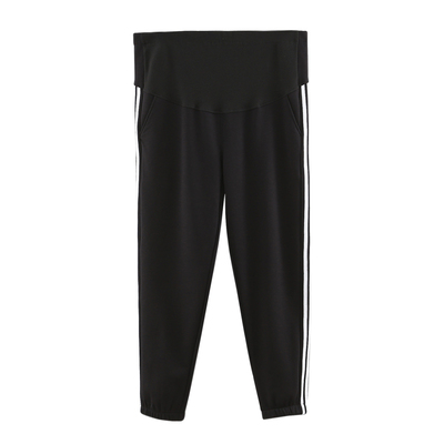 大码孕妇打底裤运动裤秋冬加绒厚