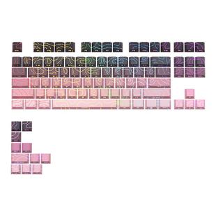 潮玩客等高线4.0侧刻键帽机械键盘透光定制键帽68/108美加狮键帽