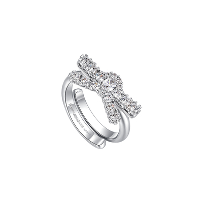 YVMIN尤目宝石蝴蝶结戒指