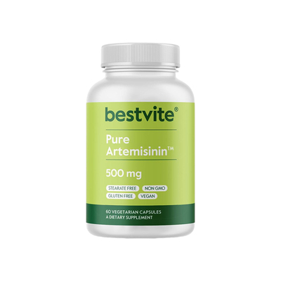 美国代购Bestvite青蒿素Pure Artemisinin胶囊高含量500mg*60粒