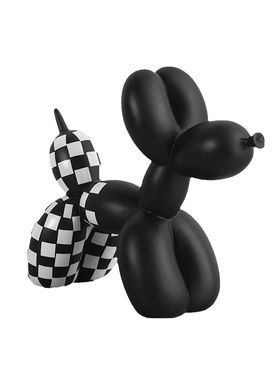 再发现树脂摆件创意客厅气球狗