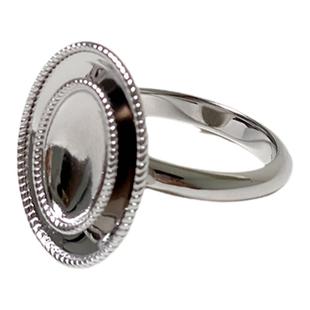 Dare买手店sesame银盘戒指银色复古百搭小众原创设计饰品首饰通勤