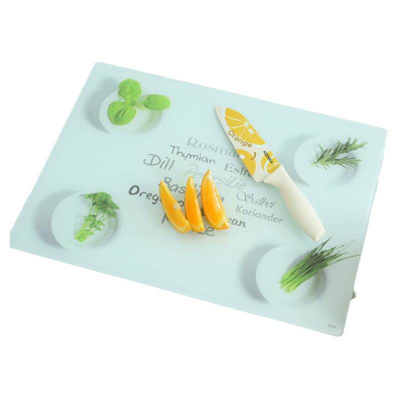 钢化玻璃切菜板抗菌防霉儿童婴儿辅食专用砧板水果垫板加厚粘板