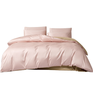 100支纯棉四件套双股新疆长绒棉全棉A类裸睡床笠床单新款四季套件