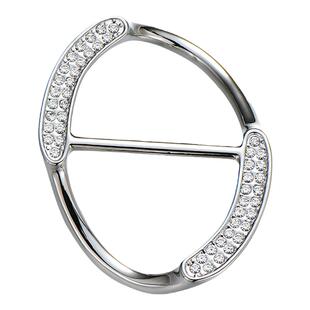 高档水钻衣角扣打结扣衬衣扣T衣服下摆固定收腰神器两用丝巾扣