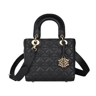 新年礼物女2026手提包新款包包戴妃包水桶包时尚单肩斜挎包真皮