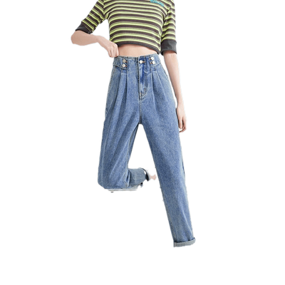 新款时尚百搭牛仔裤唐狮