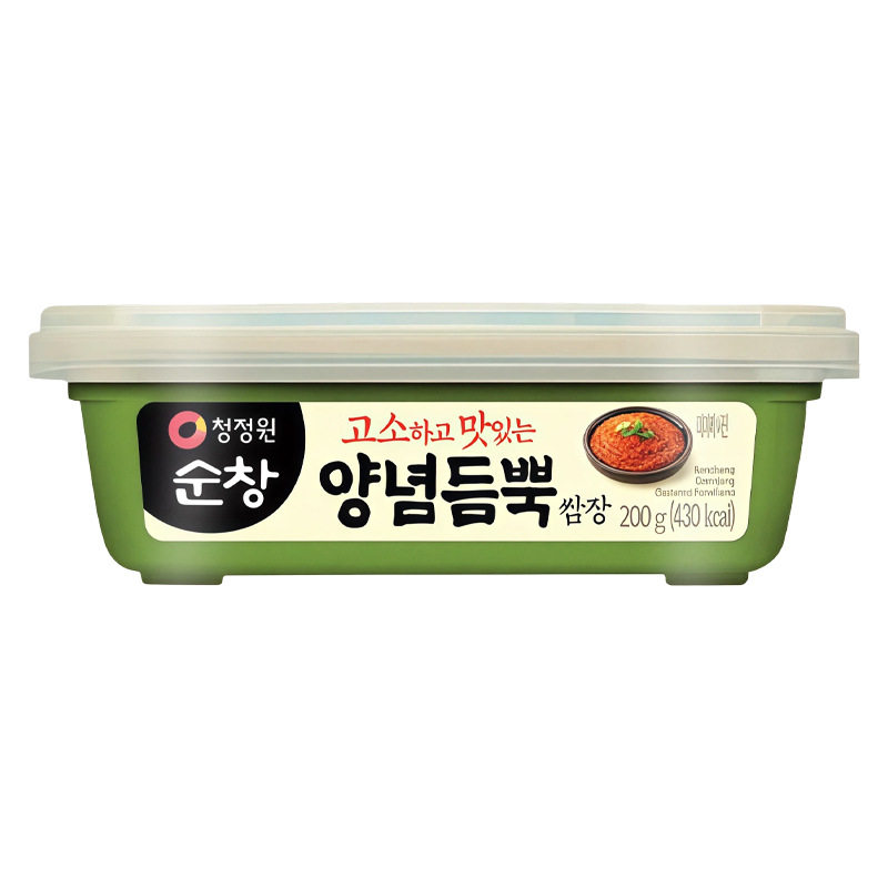 韩国进口清净园包饭酱200g蒜蓉辣酱韩式烤肉蘸酱拌饭酱生菜烧烤酱