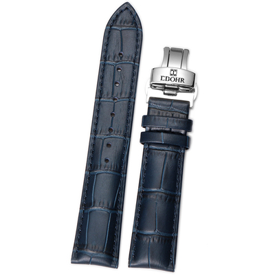 依波真皮手表带蝶恋花男女原装款