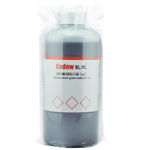 0.1%溴甲酚绿指示液 1g/L