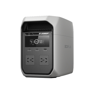 正浩ECOFLOW【重磅新品1度电1800W大功率】德3C快充户外移动电源1024Wh大容量220V便携自驾露营车应急蓄电池