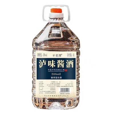 不老潭53度纯粮食桶装酱香型白酒