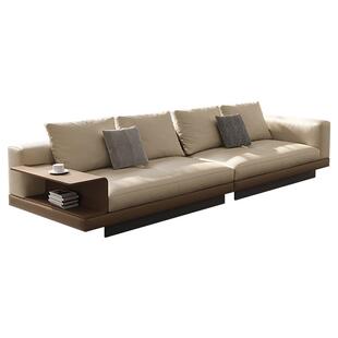 康纳利真皮沙发全青皮意式极简大平层横厅高档头层牛皮设计师国补