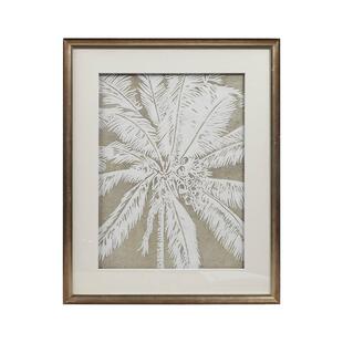 HarborHouse美式家居复古墙画客厅版画植物棕榈树手绘装饰画 Palm