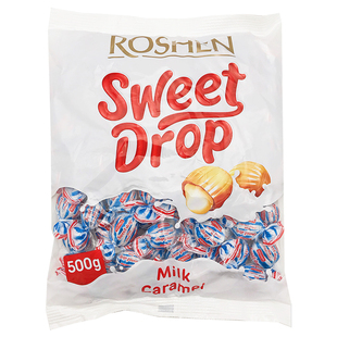 俄罗斯roshen如胜滴滴香奶糖奶油夹心奶球太妃糖硬糖原味喜糖特浓