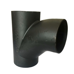 柔性铸铁管TY三通DN50 75 100 150排水下水管件W型国标接头配件