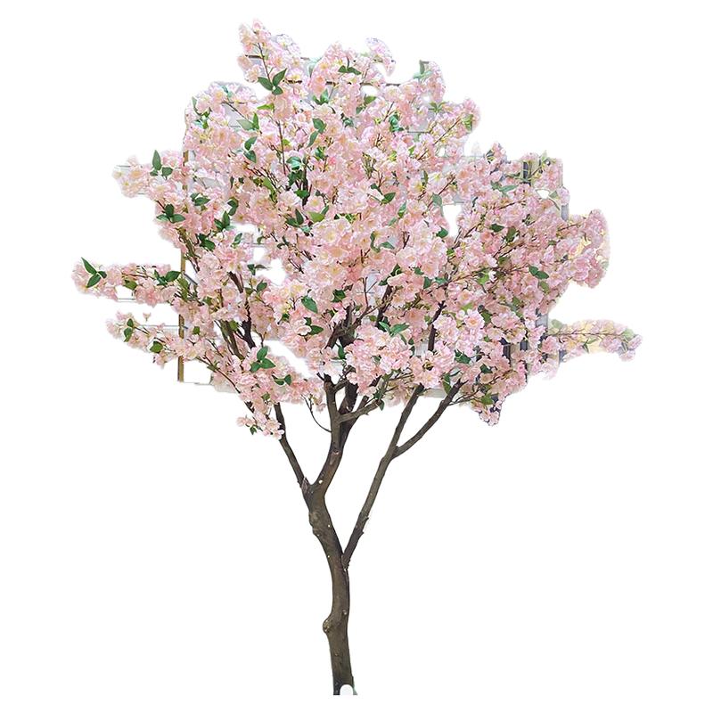 仿真樱花树海棠花乔迁户外摆件