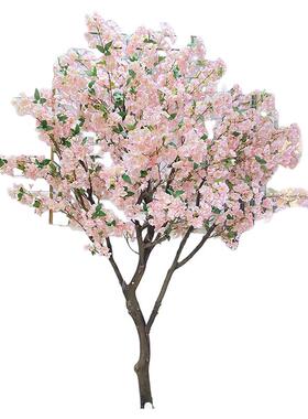 仿真樱花树海棠花乔迁户外摆件