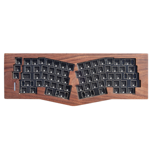 Owlab Spring Alice三模无线机械键盘VIA改键QMK胡桃实木质键盘