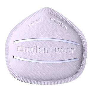 初见朵儿棉花糖气垫粉扑粉底液专用不易吃粉上妆服帖紫屁桃